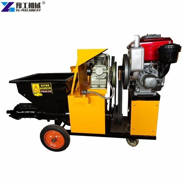 Wall Mortar Cement Spray Plaster Machine